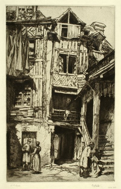 Lisieux innergård av Charles Henry White