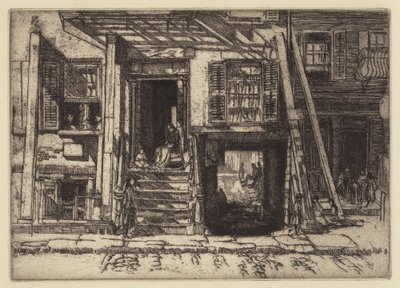 The Condemned Tenement, NY av Charles Henry White