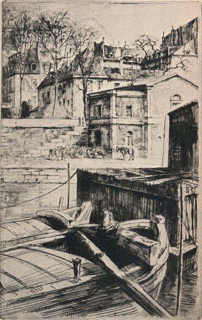 Quai des Celestins, 1915 av Charles Heyman