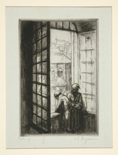 Ett fönster i det gamla Hôtel-Dieu av Charles Heyman