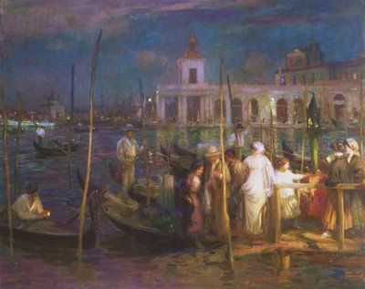 En kväll i Venedig, ca 1910 av Charles Hodge Mackie