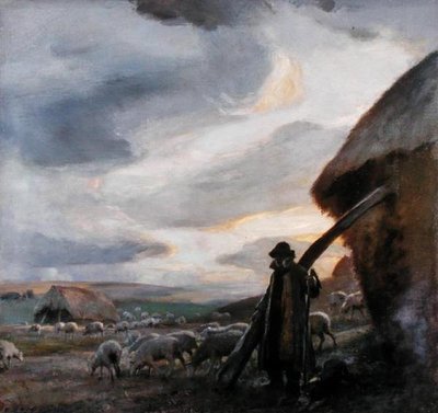 The Evening Hour, ca 1905 (olja på duk) av Charles Hodge Mackie