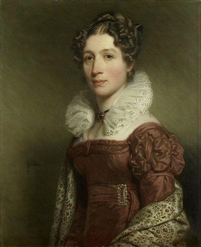 Jacoba Vetter (1796-1830), hustru till Pieter Meijer Warnars, bokhandlare i Amsterdam av Charles Howard Hodges