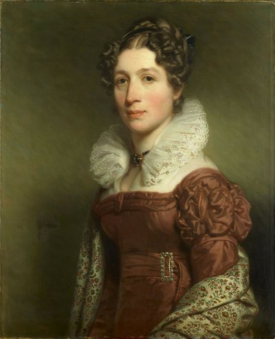 Jacoba Vetter (1796-1830), hustru till Pieter Meijer Warnars, bokhandlare i Amsterdam av Charles Howard Hodges