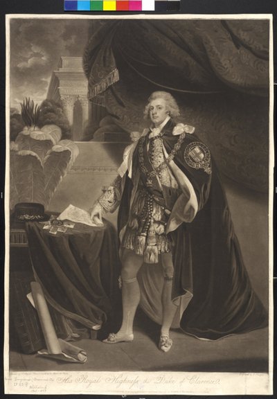 Kung av England Wilhelm IV av Charles Howard Hodges