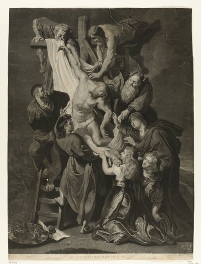 Nedstigning från korset Nedstigningen från korset (titel på objekt) av Charles Howard Hodges