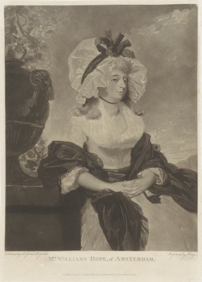 Porträtt av Anne Goddard-Williams Hope av Charles Howard Hodges