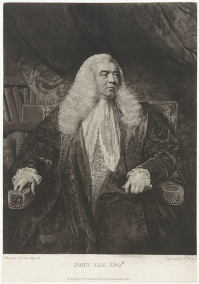 Porträtt av John Lee av Charles Howard Hodges