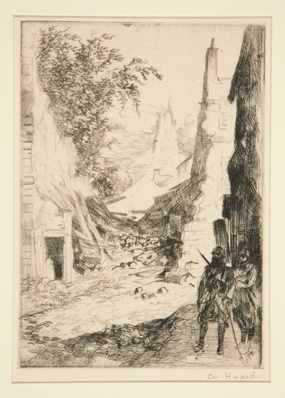 Vy över St. Jean des Vignes av Charles Huard