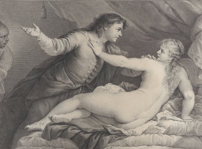 Tarquin och Lucretia, 1752. av Charles Hutin