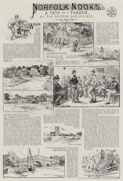 Norfolk Nooks (gravyr) av Charles J. (after) Staniland