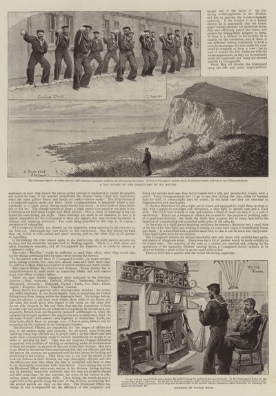 Vår kustbevakning (litho) av Charles J. (after) Staniland