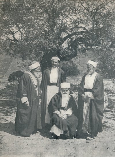 Druse Chiefs, c1913 av Charles J. S. Makin