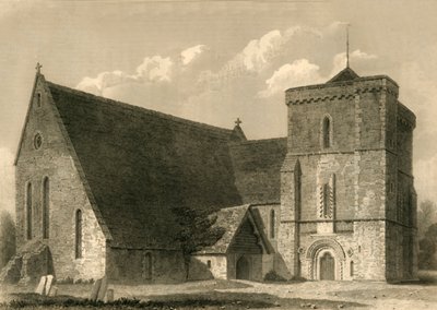 Klätterkyrkan, 1835. av Charles J. Smith