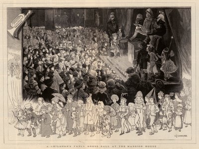 En ball för barn i Mansion House av Charles J. Staniland
