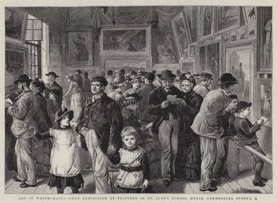 Art in Whitechapel, låneutställning av bilder i St Jude