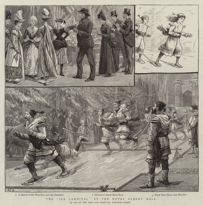 Iskarnevalen i Royal Albert Hall av Charles J. Staniland