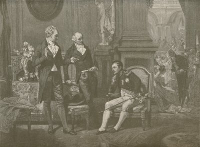 Napoleon, Goethe och Wieland, 1808, 1896 av Charles J. State