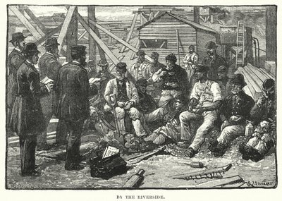 Vid floden av after Charles J. Staniland
