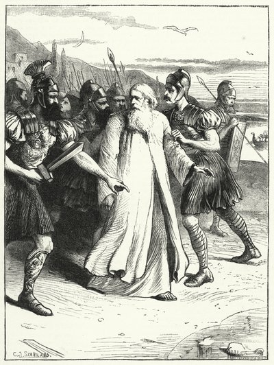 Johannes av Chrysostomos ledde i exil av after Charles J. Staniland