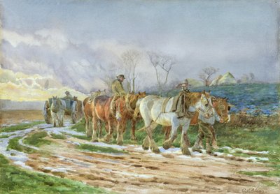 Hemresa på väg av Charles James Adams