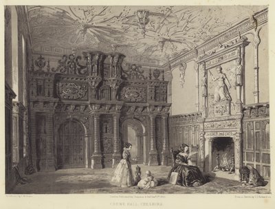 Crewe Hall, Cheshire av Charles James Richardson