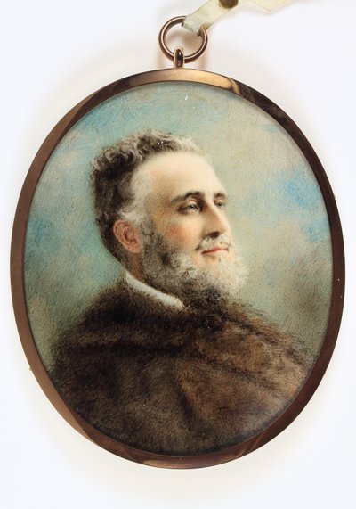 Generallöjtnant Arthur Cavendish Bentinck (emalj) av Charles James Turrell