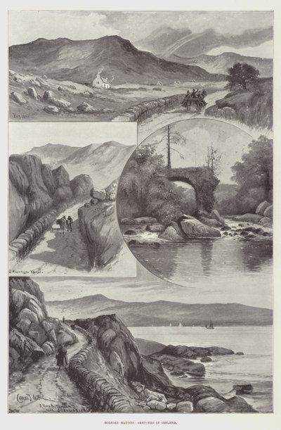 Semesterparadis, skisser på Irland av Charles John de Lacy