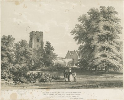 Rugeley kyrka av Charles Joseph Hullmandel