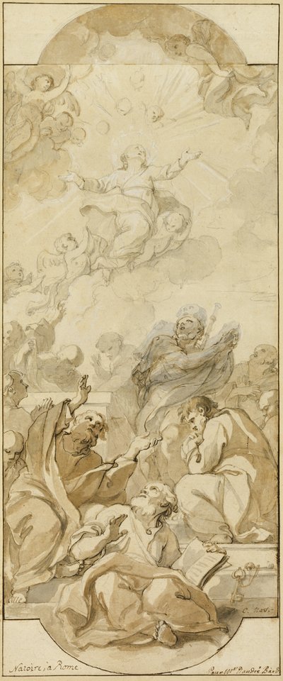 Jungfru Marie himmelsfärd av Charles Joseph Natoire