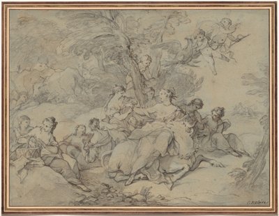 Europas våldtäkt, 1731. av Charles Joseph Natoire
