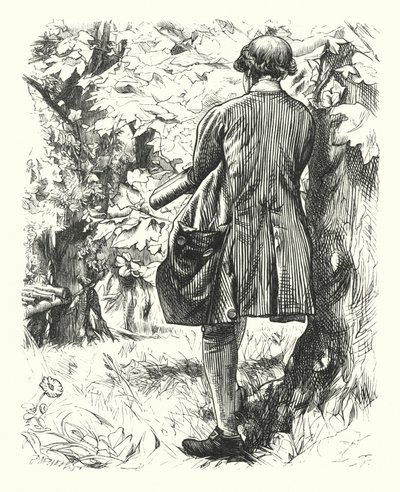 Förnöjsamhet (gravyr) av Charles Keene