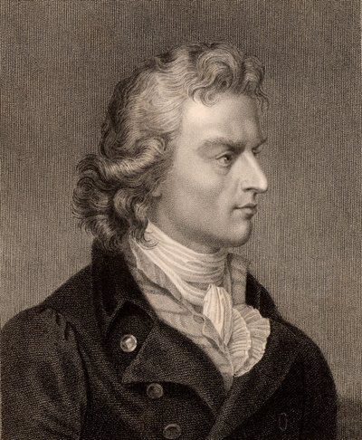 Porträtt av Johann Christoph Friedrich Schiller av Charles Knight