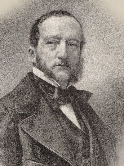 Porträtt av pianisten och kompositören Sigismund Thalberg 1812-1871, 1862. av Charles Kreutzberger