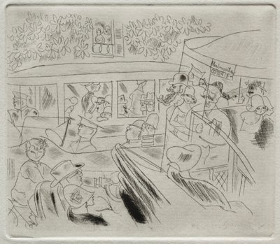 Trafik, Montmartre av Charles Laborde