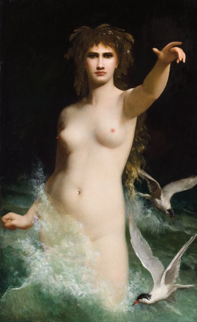 Stormen, 1879 av Charles Landelle