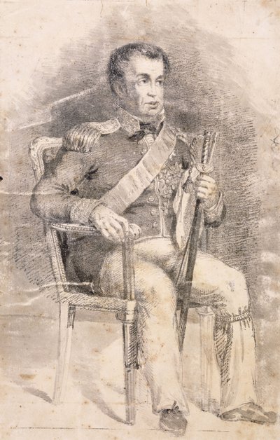 Porträtt av Dom Joao VI, ca. 1825-6 av Charles Landseer