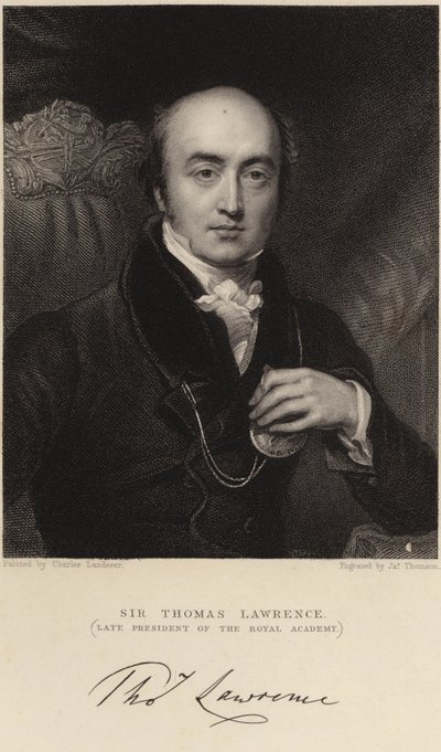 Sir Thomas Lawrence av Charles Landseer