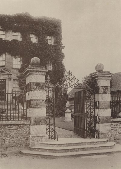 An Entrance Gate at Salisbury  av Charles Latham