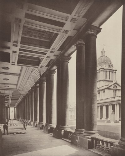 Greenwich Hospital, the Colonnade  av Charles Latham