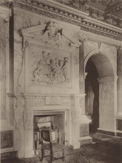 Houghton, Norfolk, Dining Room Chimney Piece  av Charles Latham