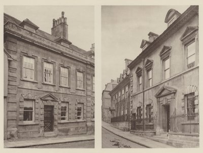 Houses at Stamford, Lincolnshire, High Street, St Martins, Barn Hill  av Charles Latham