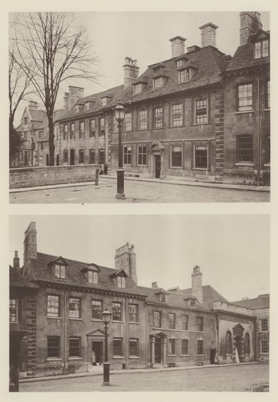 Houses near St Georges Church, Stamford  av Charles Latham
