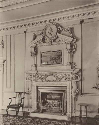 Stoke Hall, Derbyshire, Drawing-Room Chimney Pieces  av Charles Latham