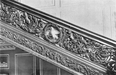 Den genomborrade ristningen av balustraden av Charles Latham