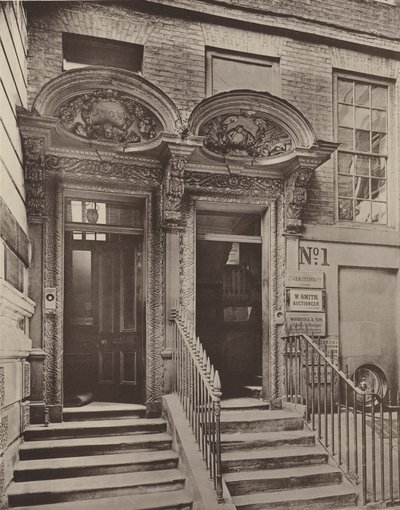 Two Doorways, Laurence Pountney Hill, East Central  av Charles Latham