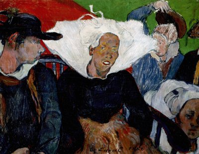 ""På väg till marknaden, Bretagne"" Målning av Charles Laval (1862-1894) 1888 Indianapolis museum of art av Charles Laval