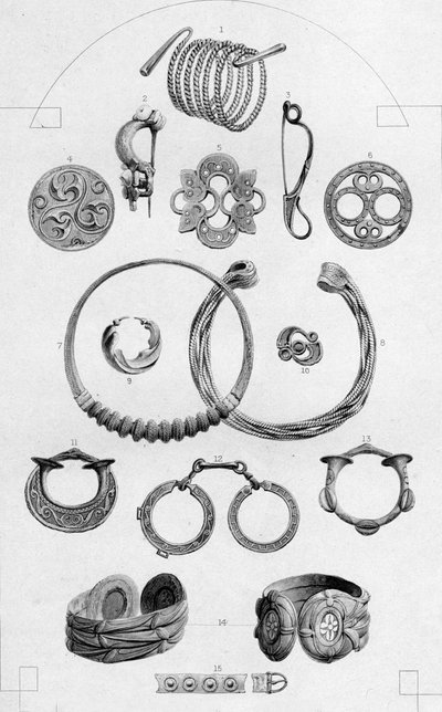 Keltiska reliker. Personliga prydnader av guld och brons, 1886 av Charles Lawrie