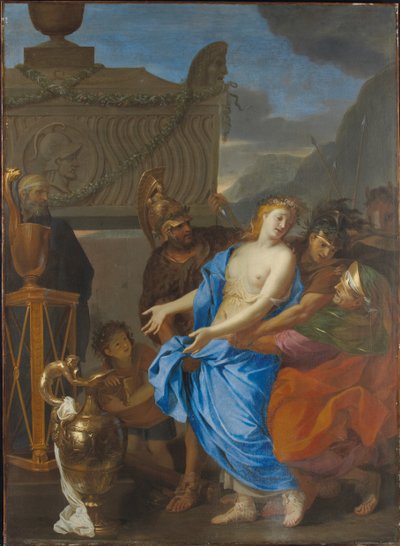 Offret av Polyxena, 1647 av Charles Le Brun