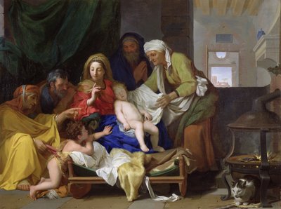 Jesu spädbarns sömn av Charles Le Brun